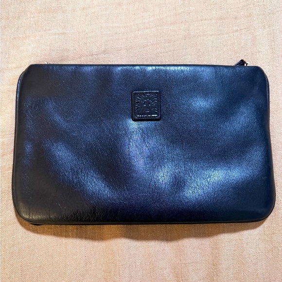 Anne Klein by Calderon Crossbody, Shoulder, or Clutch Black purse/bag 10” x 6” - Picture 1 of 9